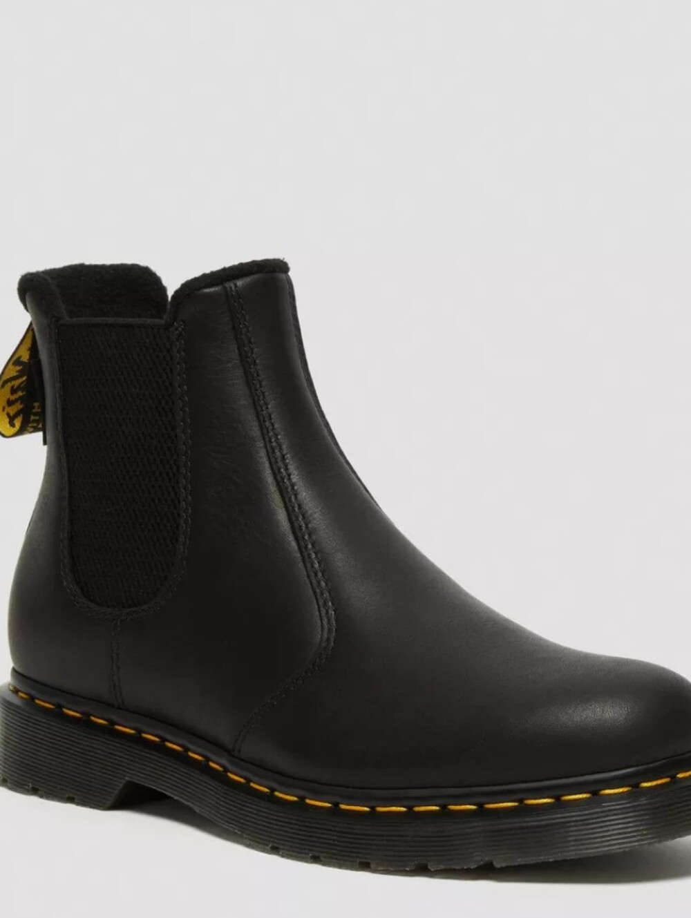 Dr Martens 2976 Warmwair Leather Chelsea Boots, Black, Women Size 8, Men‎ Size 7